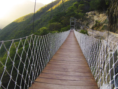 Suspension Bridge, El Paraíso Escondido zone